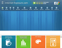 Tablet Screenshot of internet-exposure.com
